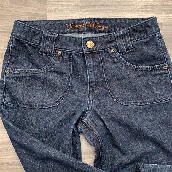 Tommy Hilfiger jeans wide leg dark wash - Picture 2 of 7